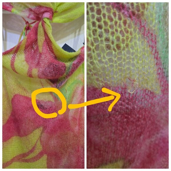 NWT Retrofete Fontelina Dress Lime Anthurium Swim Coverup Size L - Picture 10 of 13